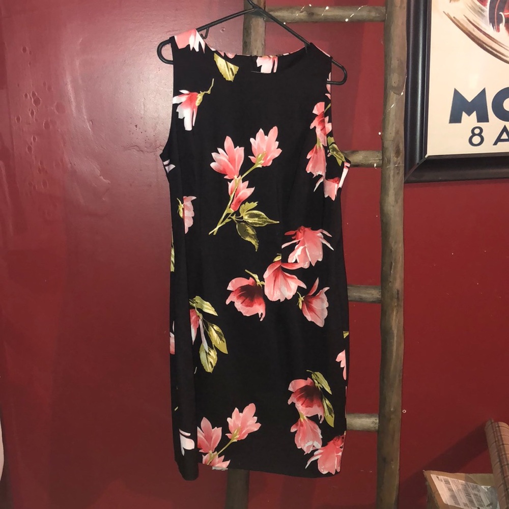 AGB floral sheath dress